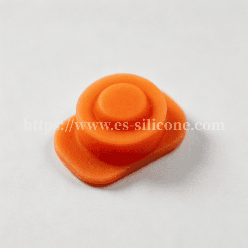 Bouton unique en caoutchouc de silicone pour équipements extérieurs et industriels