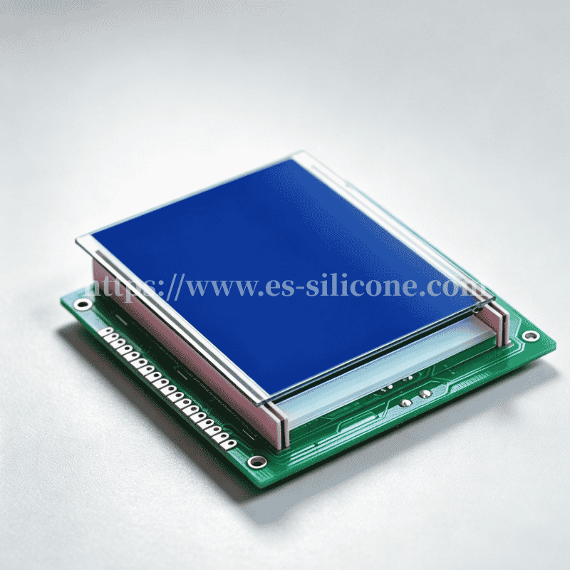 Conduction du signal LCD Zebra Strip — Interconnexion en silicone conducteur multicouche
