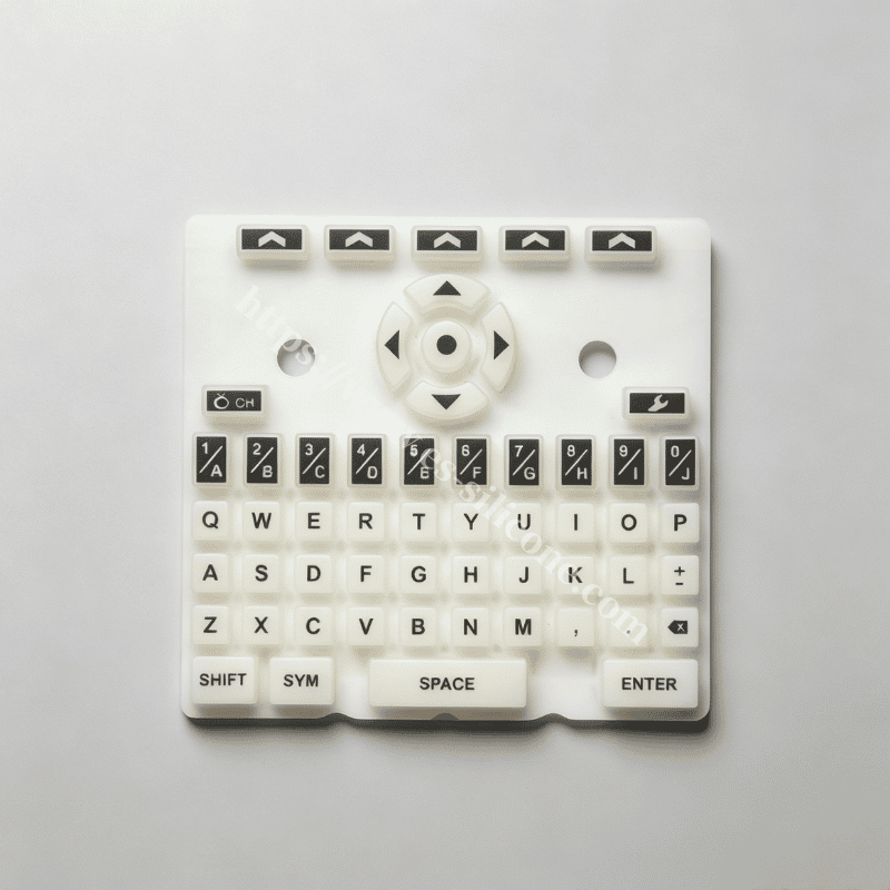 Clavier en silicone lumineux personnalisé pour terminaux de paiement et appareils POS