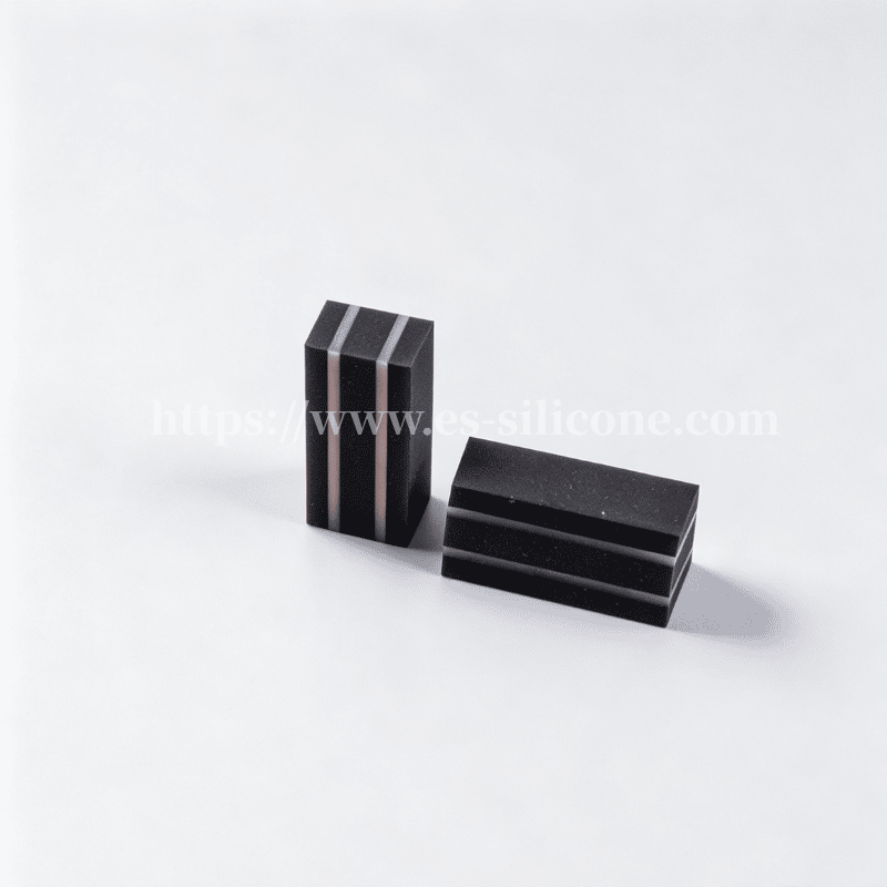 Three-conductive-layer special-shaped zebra strip
