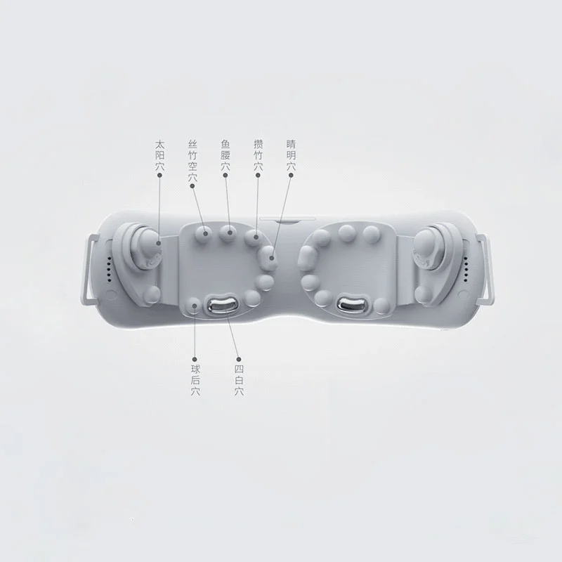 Masseur oculaire, tête de massage en silicone