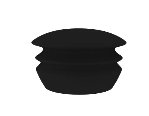 Tête de massage en silicone pour pistolets à fascias