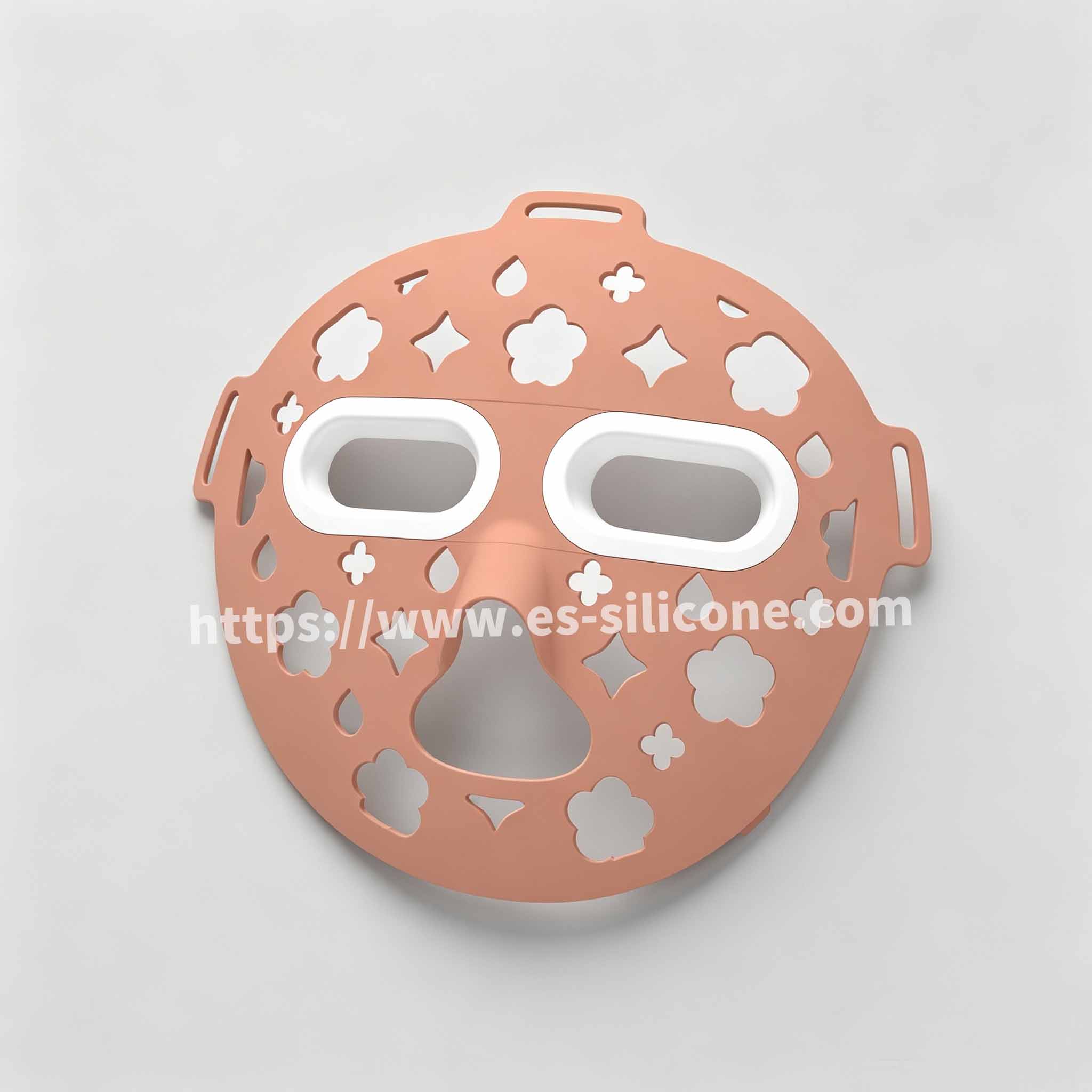 Masque évidé en silicone liquide