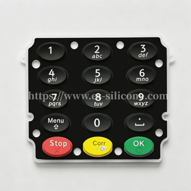 Touches composites P+R pour les commandes de jeu, industrielles et automobiles