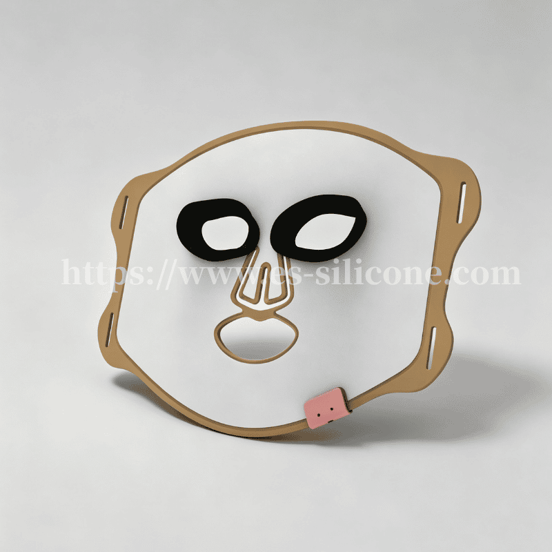 Masque de beauté en silicone avec protection oculaire à isolation fixe