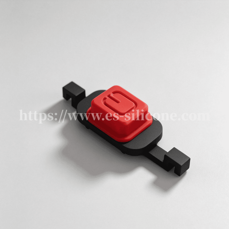 Clé latérale en silicone avec retour tactile doux pour appareils portables et portables