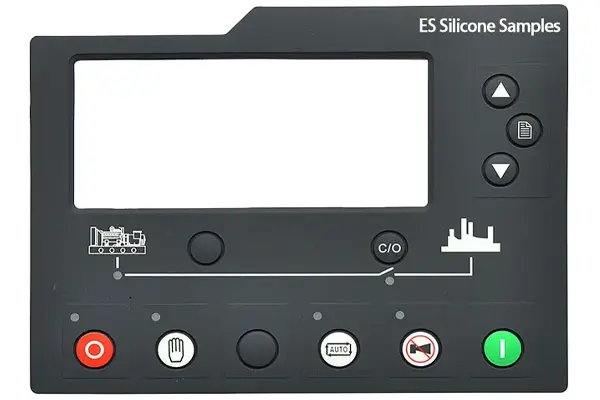 Les avantages des boutons de panneau ES Silicone appliqués dans les machines industrielles