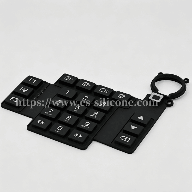 Clavier tactile en silicone pour applications industrielles et médicales