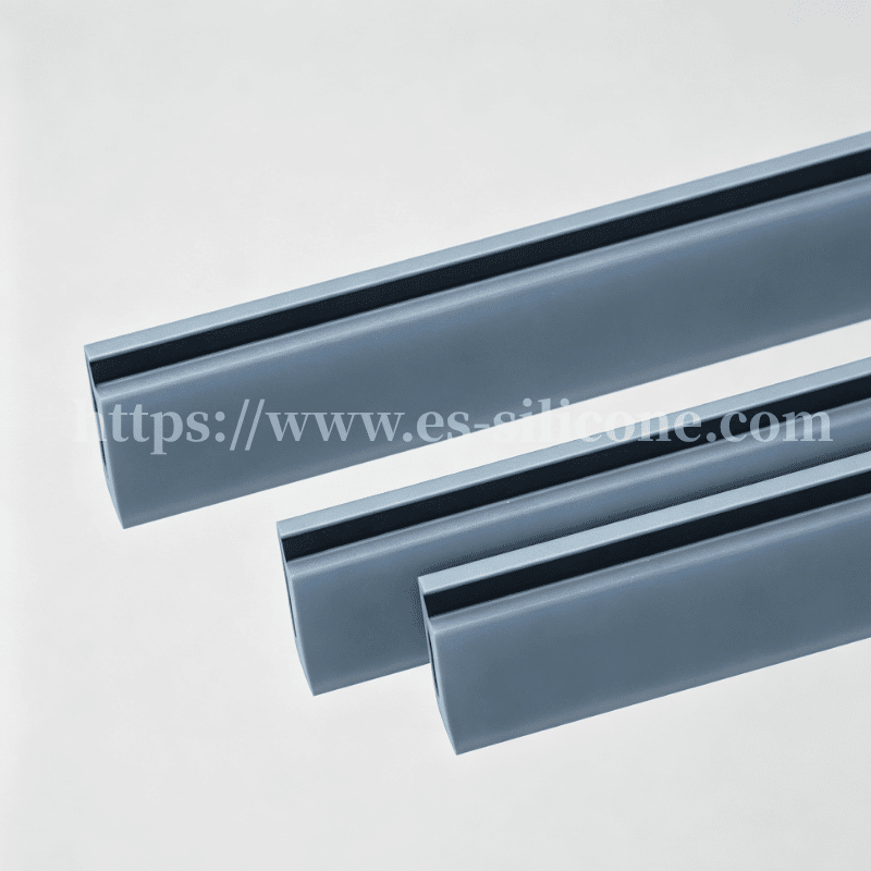 Bande zébrée en silicone sandwich transparent de type YS